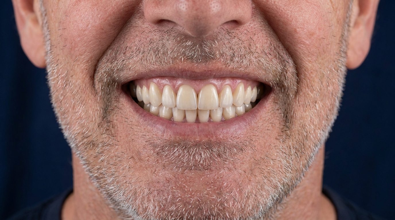 After: full-arch implant restoration